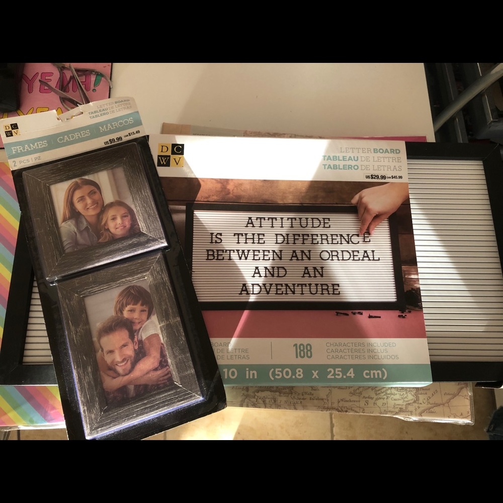 Decorative letter board